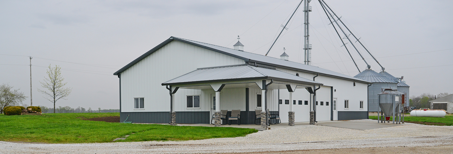 pole barn post frame agricultural building and Workshop